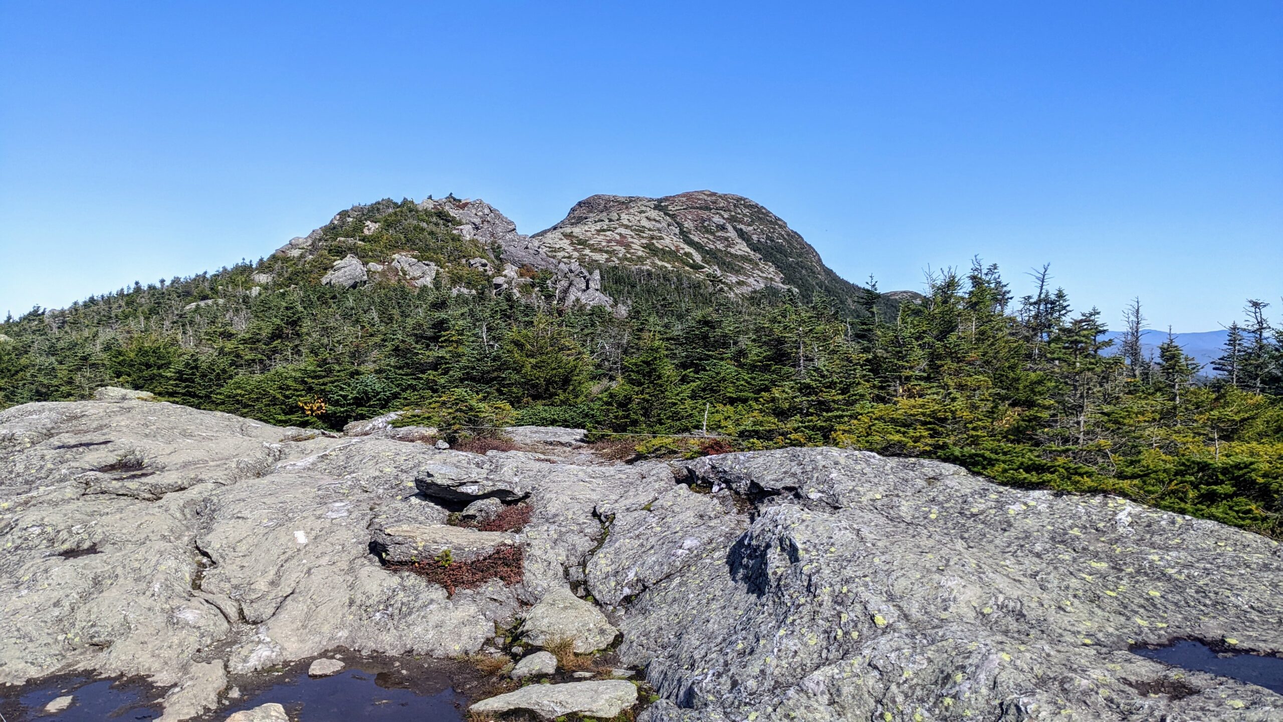 A view of Mt. Mansfield's summit