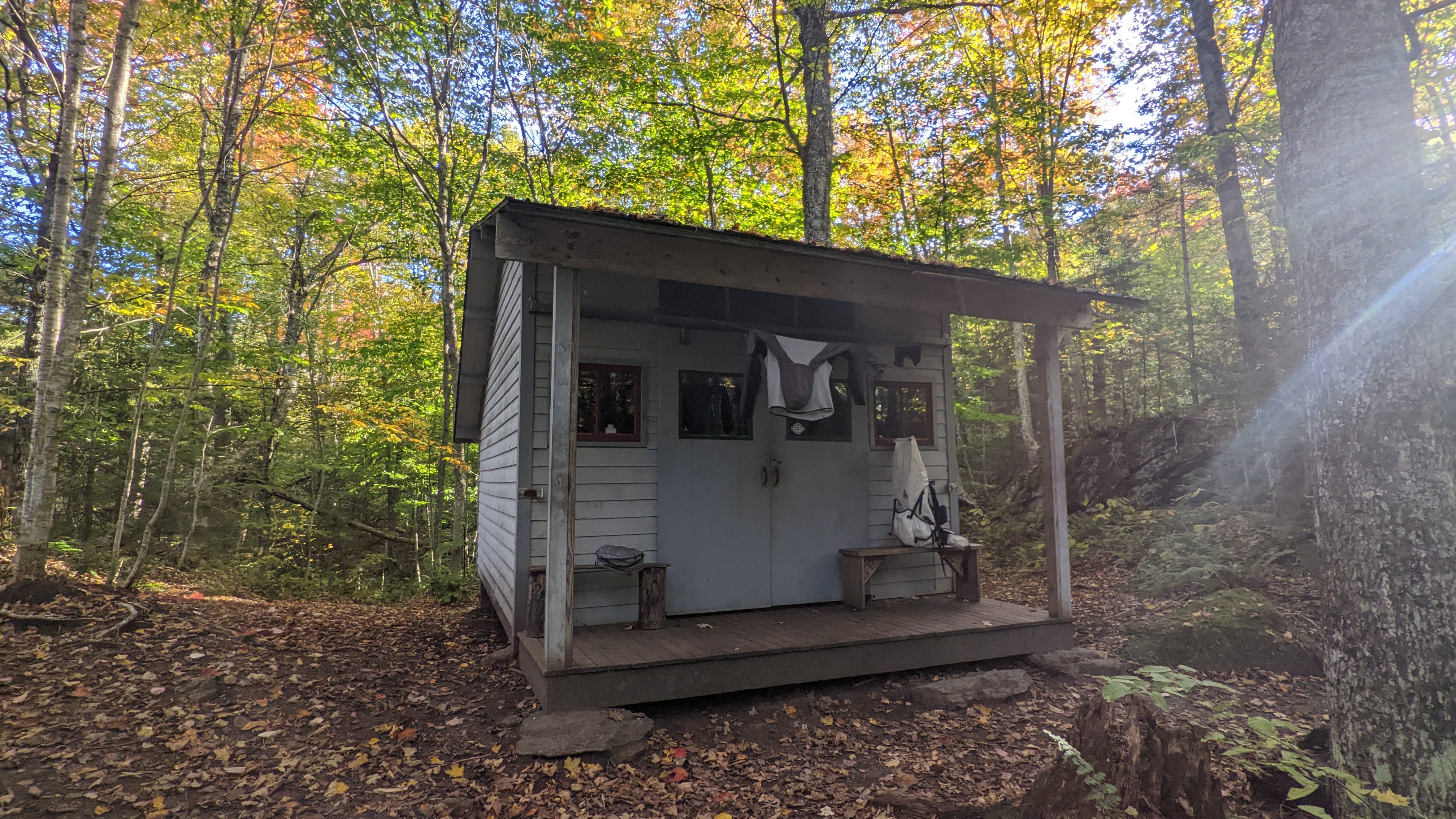 Spruce Ledge Shelter on the Long Trail